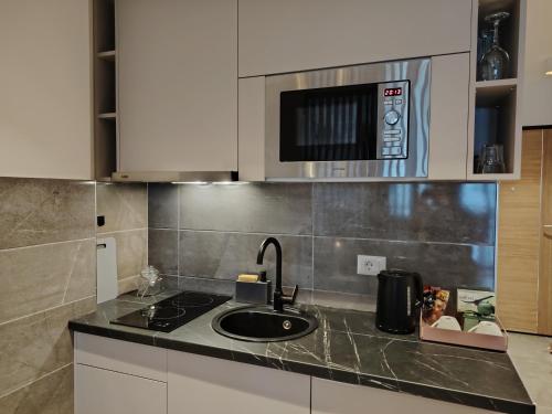 Kuchyň nebo kuchyňský kout v ubytování Harmony Dream