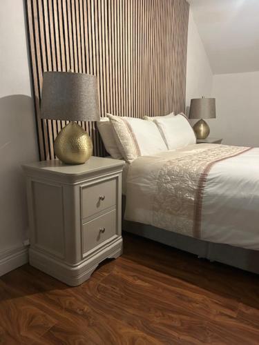 Postel nebo postele na pokoji v ubytování Tranquility