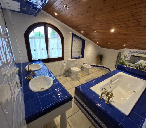 Koupelna v ubytování Casa Reina