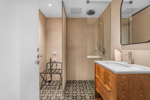 Koupelna v ubytování Beautiful garden suite