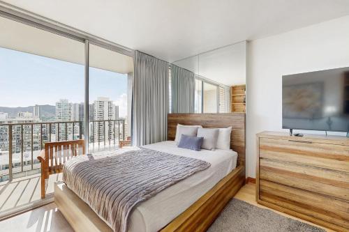 Postel nebo postele na pokoji v ubytování Fairway Villa 2411 - 30 night minimum