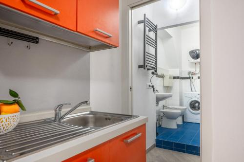 Koupelna v ubytování Le Finestre su Via Veneto