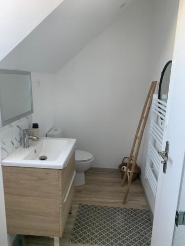 Koupelna v ubytování Cottage garden