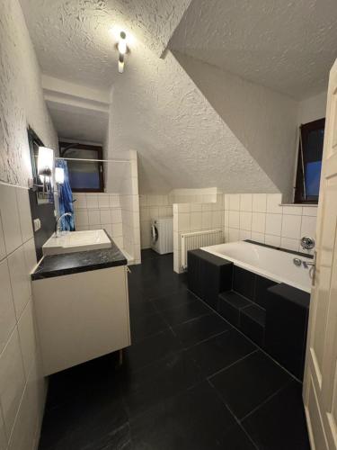 Koupelna v ubytování Monteurwohnung Neustadt an der Weinstraße