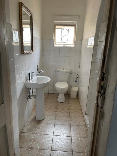 Koupelna v ubytování Henderson street lodge