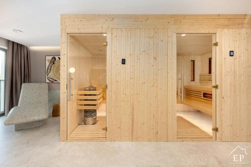 Postel nebo postele na pokoji v ubytování Apartament Sand Dunes 9 Dziwnów EPapartamenty