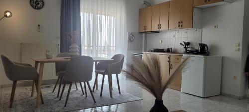 Kuchyň nebo kuchyňský kout v ubytování GF AXD Apartment