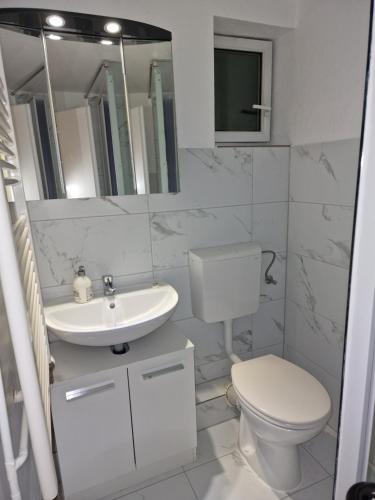 Koupelna v ubytování La Fontana