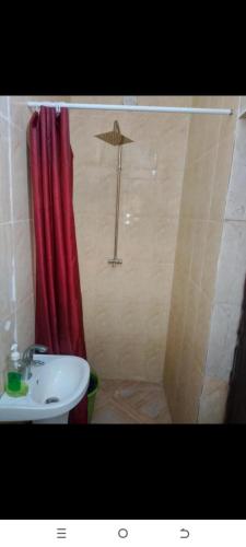 Phòng tắm tại Short let apartments LBS Lekki Ajah Lagos