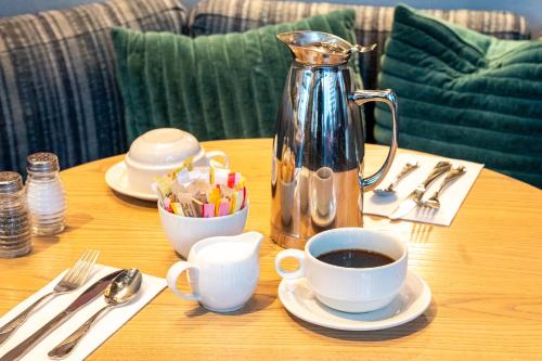 Příslušenství pro přípravu čaje a kávy v ubytování M Social Hotel Times Square New York
