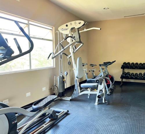 Centrul de fitness și/sau facilități de fitness de la Secure Retreat Near SJO and 27, Ideal for Families