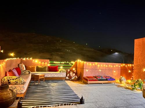 Χώρος καθιστικού στο Dare Ania