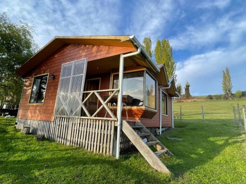 Zahrada ubytování Cabaña chilota naturaleza, playa y desconexión