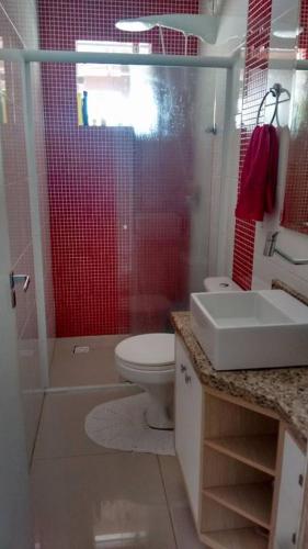 Koupelna v ubytování Casa ampla, lugar tranquilo