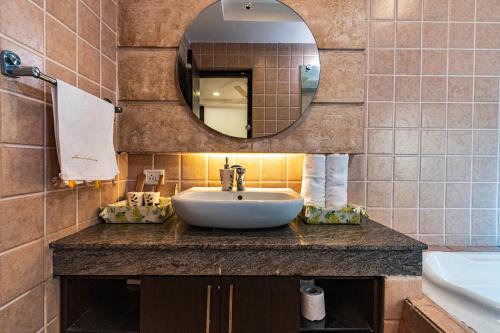 Koupelna v ubytování Cocktail room