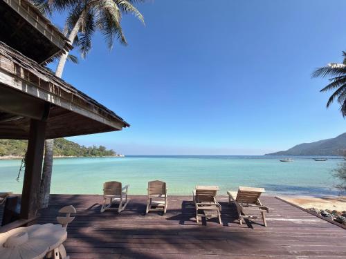 Naturlandskabet i nærheden af villaen