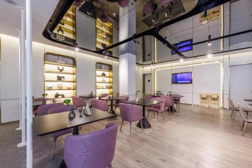 Posezení v ubytování Atour Light Hotel Zhuguang Road Hongqiao National Exhibition and Convention Center