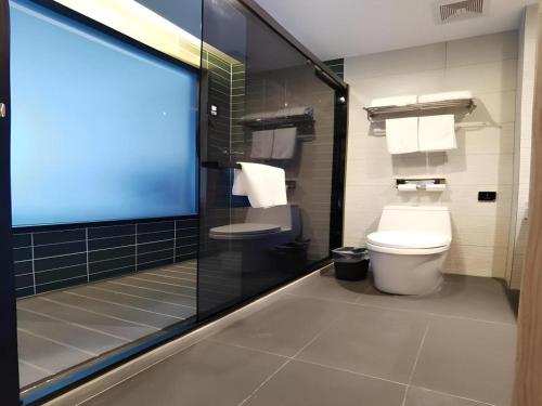 Un baño de Green Tree Inn Express Xingtai Guangzong Development Zone Xingqing Road