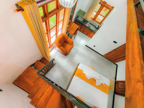 Zona de estar de Cinnamon River Edge