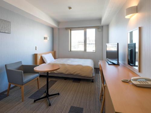 TV a/nebo společenská místnost v ubytování Comfort Inn Omihachiman