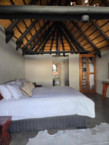 Кровать или кровати в номере Amani Lodge Windhoek