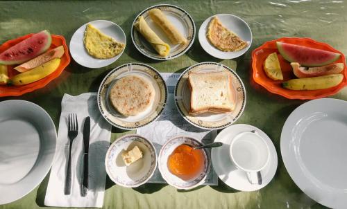 Comida en o cerca de este hostal o pensión