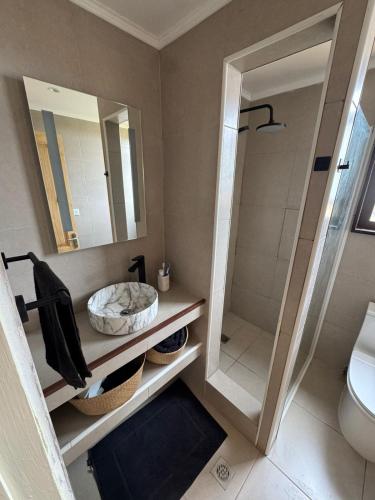 Ένα μπάνιο στο Casa Pangal Cahuil