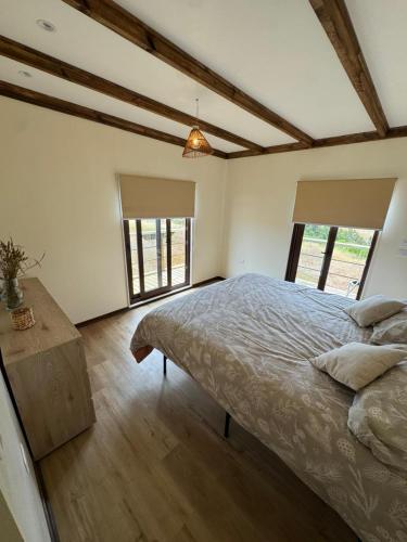 Ένα ή περισσότερα κρεβάτια σε δωμάτιο στο Casa Pangal Cahuil