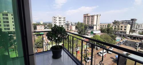 Abay international Hotel في بحر دار: منظر للمدينة من شرفة