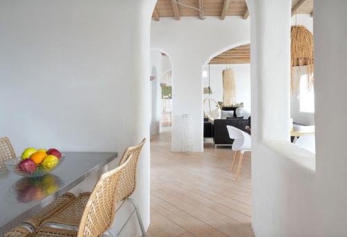 Χώρος καθιστικού στο Villa Super One in Super Paradise