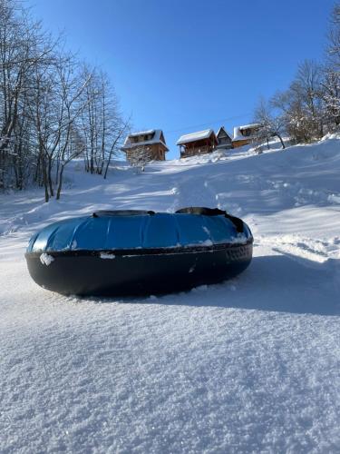 Το Domki Na Wypasie τον χειμώνα