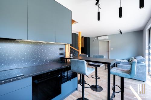 Køkken eller tekøkken på Green Wood Prestige House