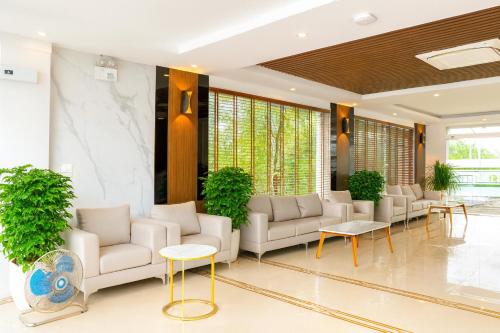 Un lugar para sentarse en An Tín Hotel