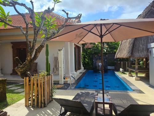 Sân trong/khu vực ngoài trời tại villa legong