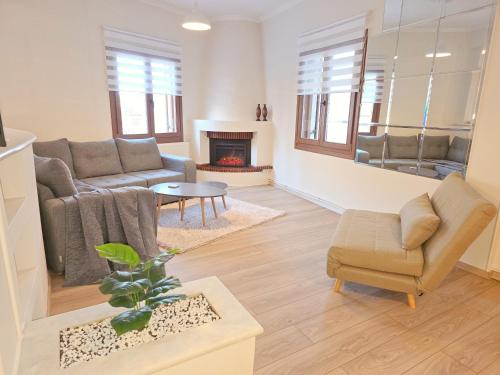 Posezení v ubytování Camelia Luxury Apt