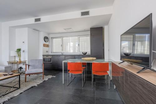 Duplex with terrace and pool in the center, WiFi, AC Matahacas dos dormitorios