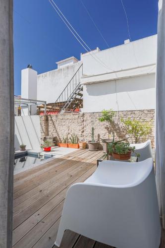 Duplex with terrace and pool in the center, WiFi, AC Matahacas dos dormitorios