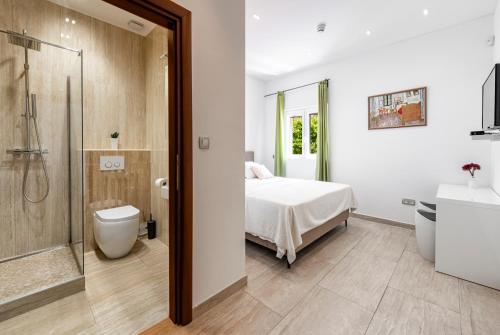 Et badeværelse på Villa Teora