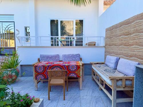 En balkon eller terrasse på Sylvie guest house