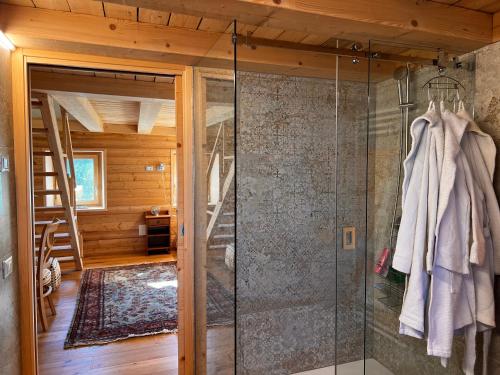 Et badeværelse på Chalet Le Dimore Asiago - Ideale per gruppi e Famiglie