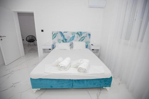 En eller flere senge i et værelse på Vila Lux Mia, Trebinje