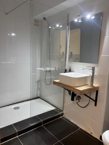 Koupelna v ubytování Origen Bed and Breakfast