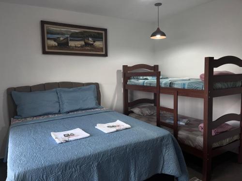 Postel nebo postele na pokoji v ubytování Sítio Bela Vista