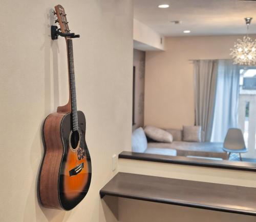 Et opholdsområde på Osaka Lodge Midori - Designer House by Mitsui Home