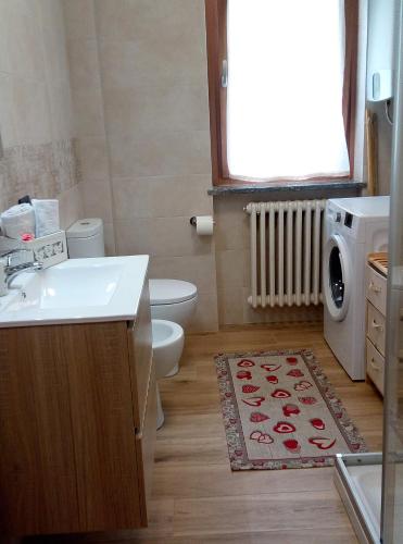 Koupelna v ubytování Appartamento Verdenatura