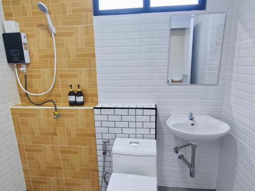 Koupelna v ubytování Nan Minimal ที่พักน่านมินิมอล