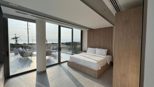 Postel nebo postele na pokoji v ubytování AK Luxury Chalet