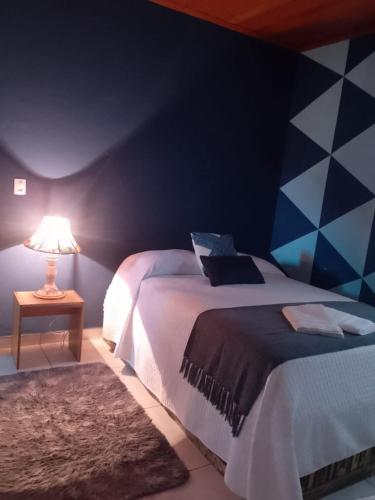 Postel nebo postele na pokoji v ubytování Aconchego Vilela