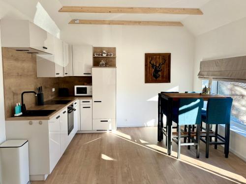 Nhà bếp/bếp nhỏ tại Appartement StPeter, 5 min met de auto van de skipistes