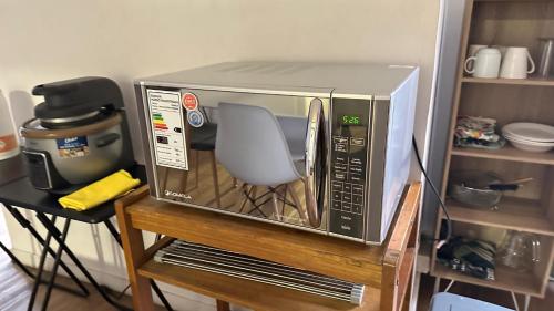 Kuchyň nebo kuchyňský kout v ubytování Alojamiento cerca a Metro Moneda